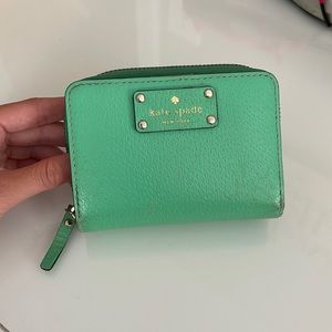 kate spade green wallet